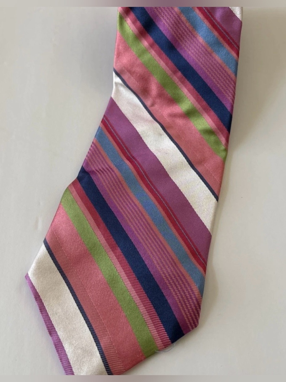 Tommy Hilfiger Striped Silk Men’s Tie NWT